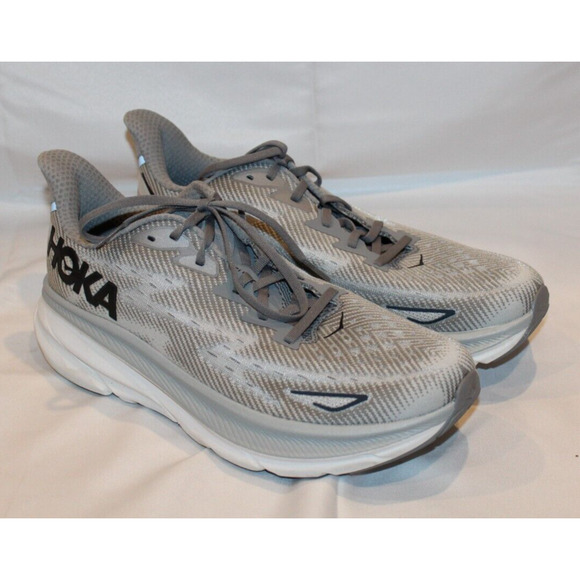 NIB Hoka One One Men\'s Clifton 9 Running Athletic Sneakers HMBC GRAY‎ 8 main image 7